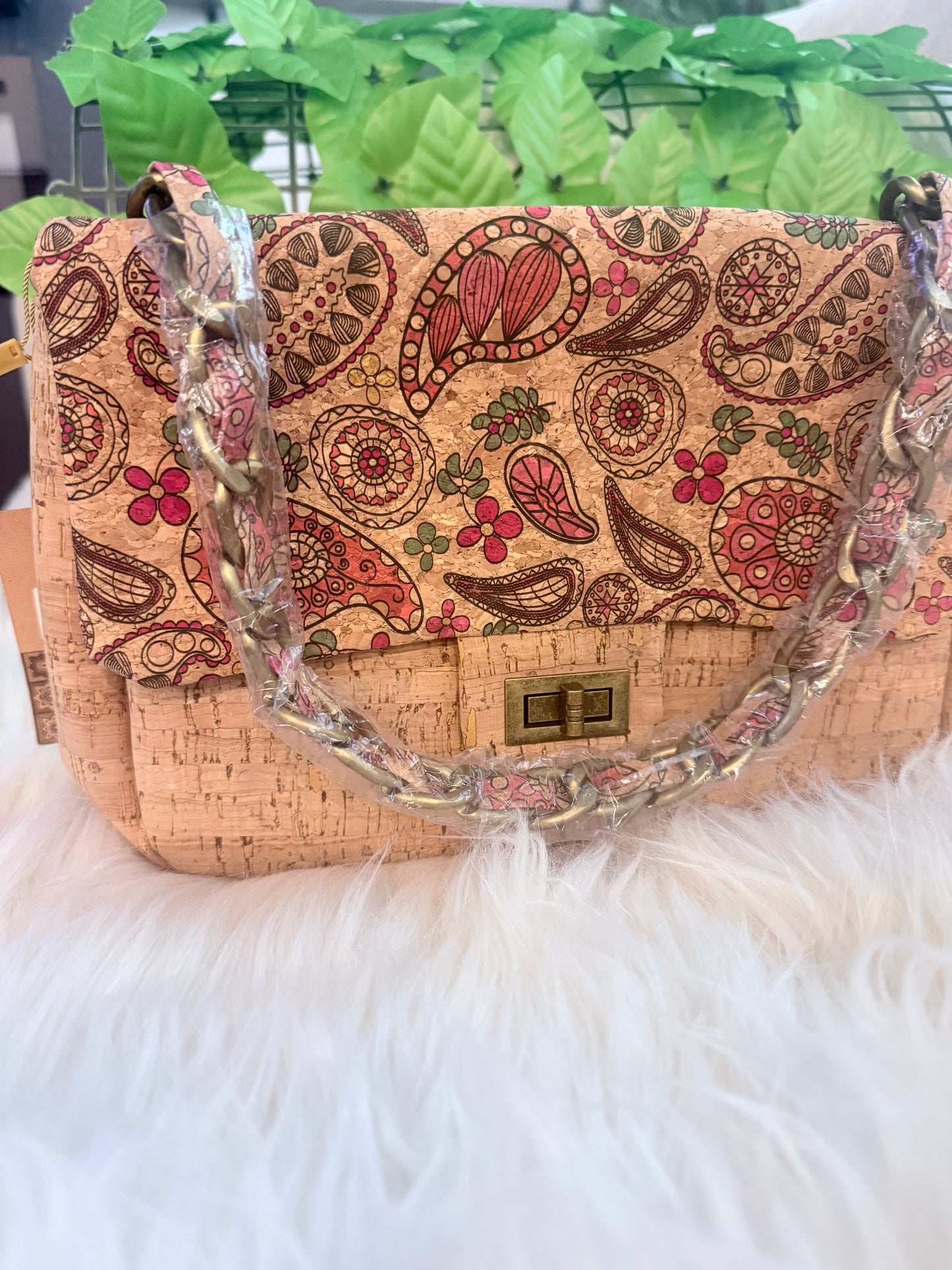 Shoulder Natural Cork- shoulder bag