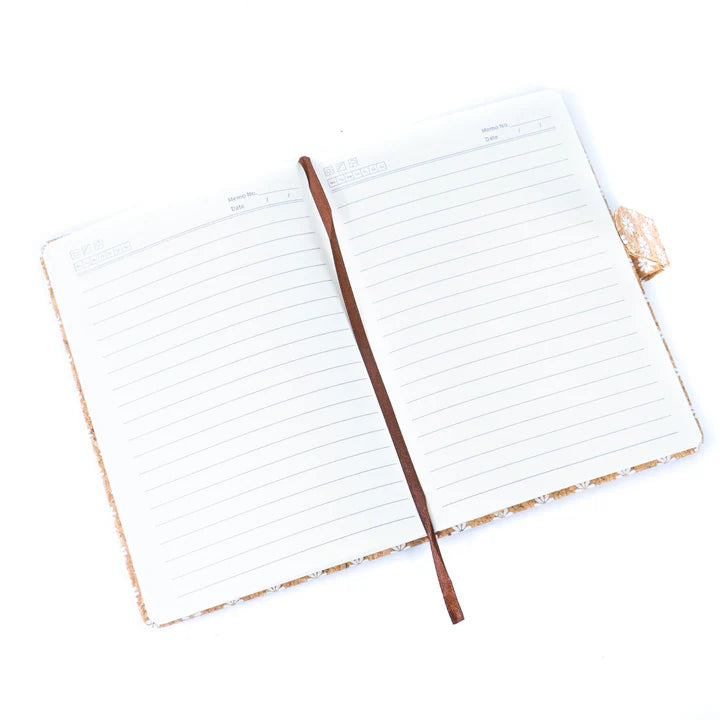 Notebook Floral Printed Cork Notebook – Eco-Friendly & Stylish Journal