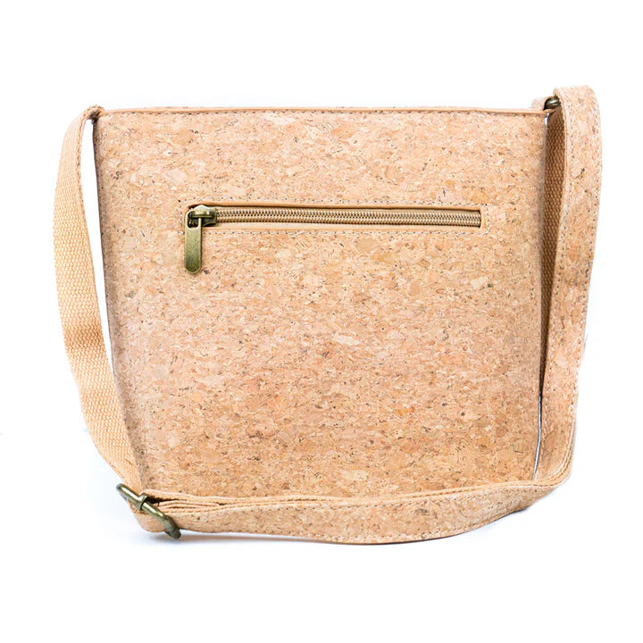 Crossbody Natural Cork Pattern Printed Crossbody Bag