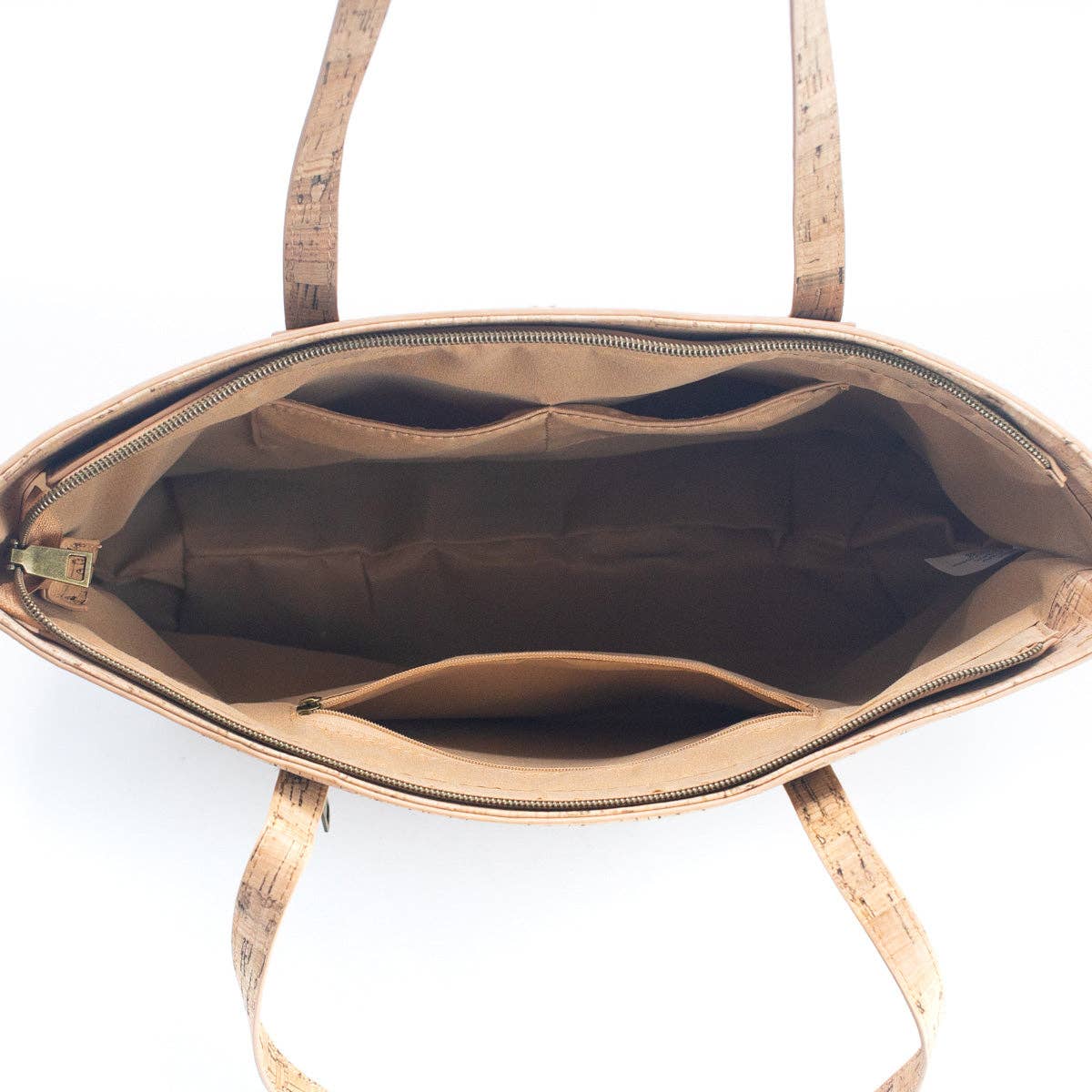 Shoulder Tote Bag - Natural Cork with summer Design: Women's Tote Bag