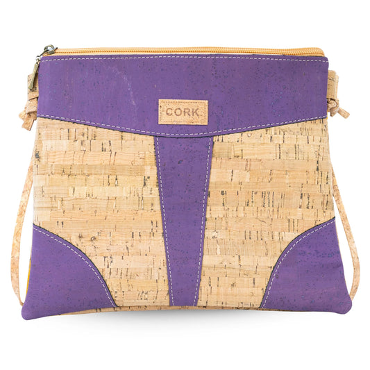 Crossbody Bag - Slim Cork Crossbody Bag-Yellow