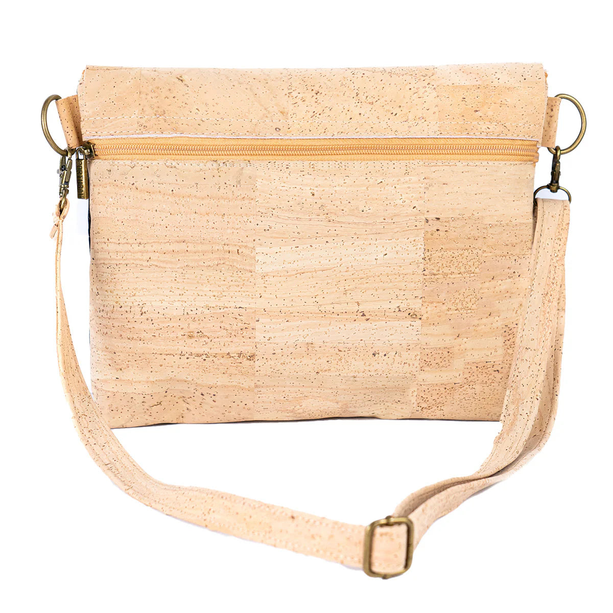 Crossbody Shoulder Bag- Natural Cork Crossbody Shoulder Bag – Vegan Leather Purse with Magnetic Flap Closure
