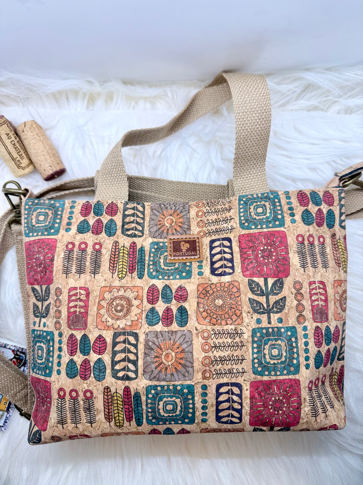 Crossbody natural cork purses