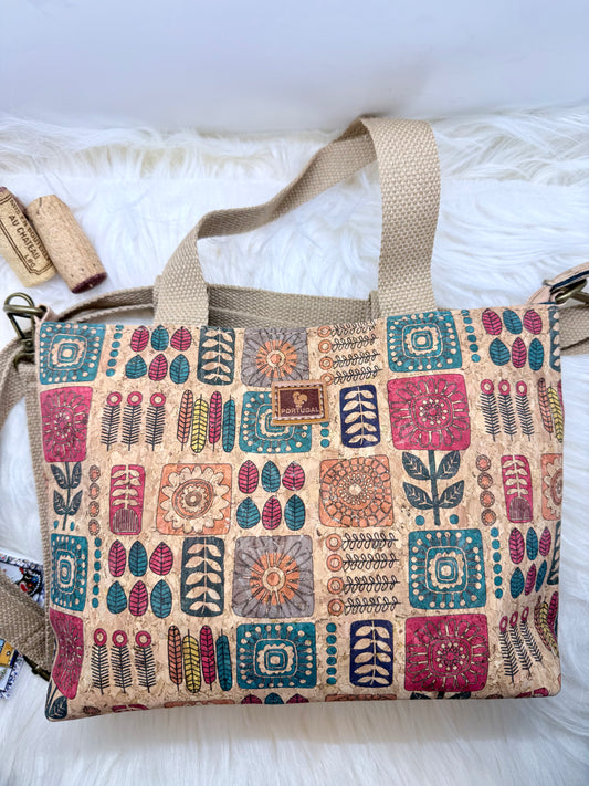 Crossbody natural cork purses