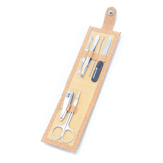Personal Nail Care Kit- In Natural Cork Case