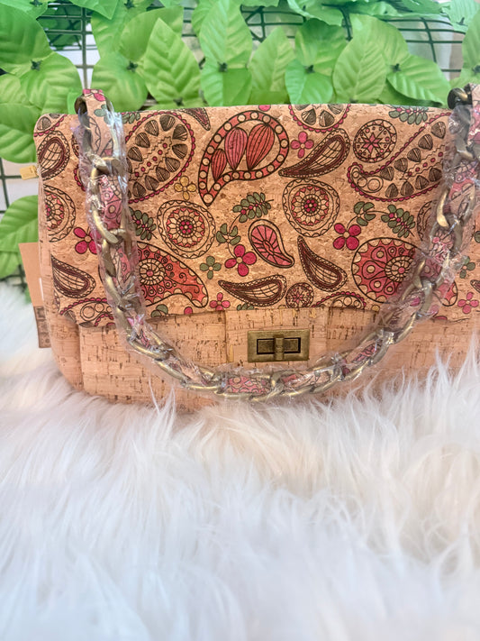 Shoulder Natural Cork- shoulder bag