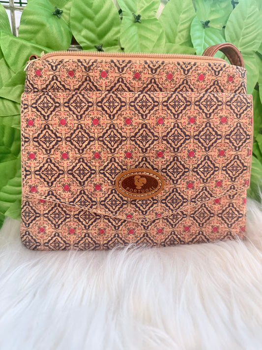Crossbody natural cork purse