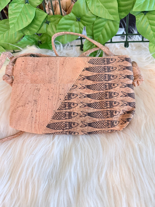 Crossbody- natural cork small crossbody