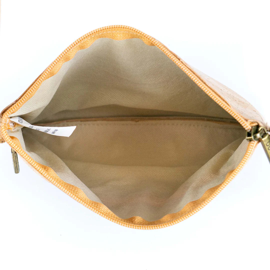 Crossbody  natural Floral Print Cork Crossbody Bag