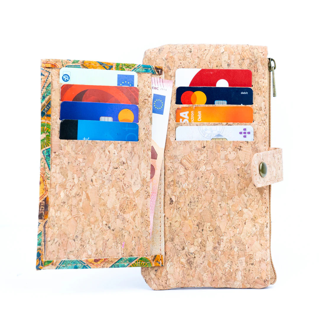 Wallet natural cork Sleek Vegan Cork Wallet