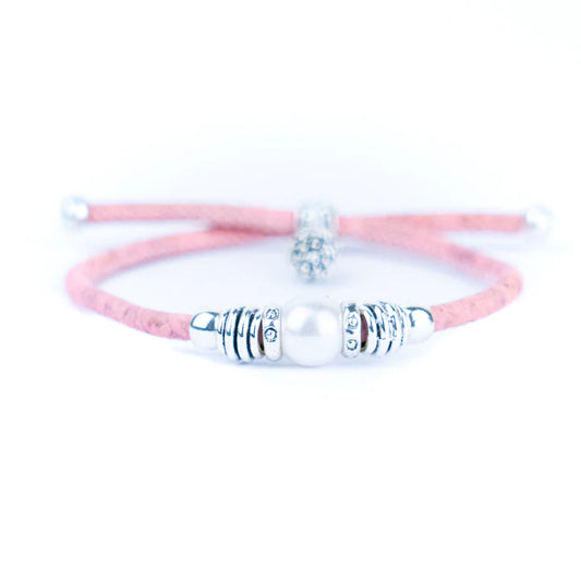 Bracelet Colorful cork thread and Alloy accessories handmade women's bracelet