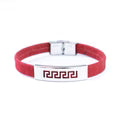 Bracelet -Handmade Unisex Bracelet – 10mm Flat Colored Cork Cord with Stainless Steel Hardware