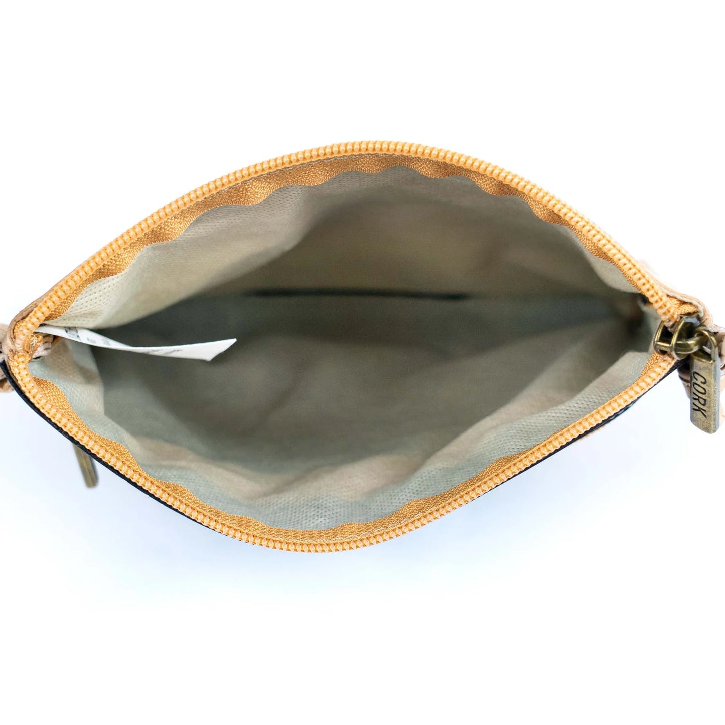 Crossbody Bag – Natural Cork Vegan Shoulder Purse with Zipper Pocket