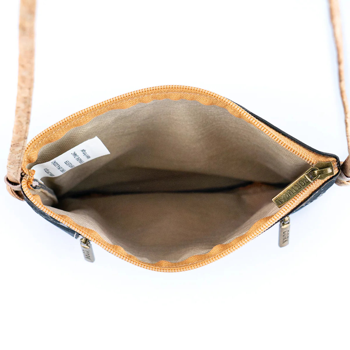 Crossbody Natural Cork Crossbody Bag with Unique Patterns
