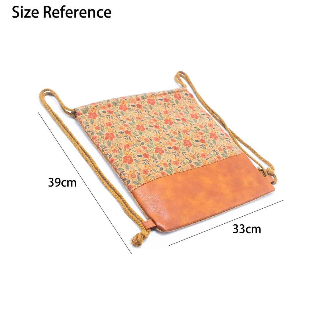 Back Pack - Gym Natural Cork Gym sack