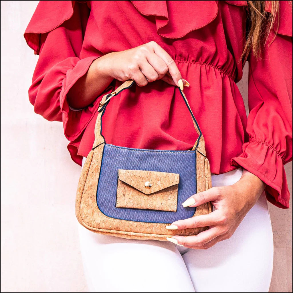 Cross body -Envelope Cork Messenger Sling
