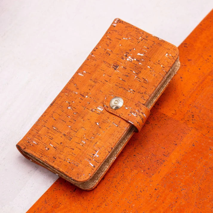 Wallet Natural Cork Wallet with Magnetic Closure