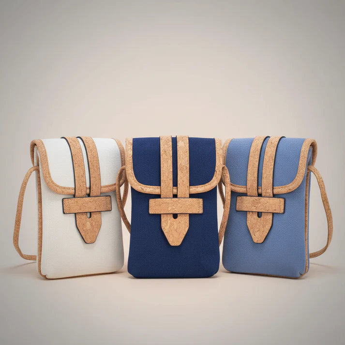 Phone Bag - Natural Cork Mobile Sling Bag